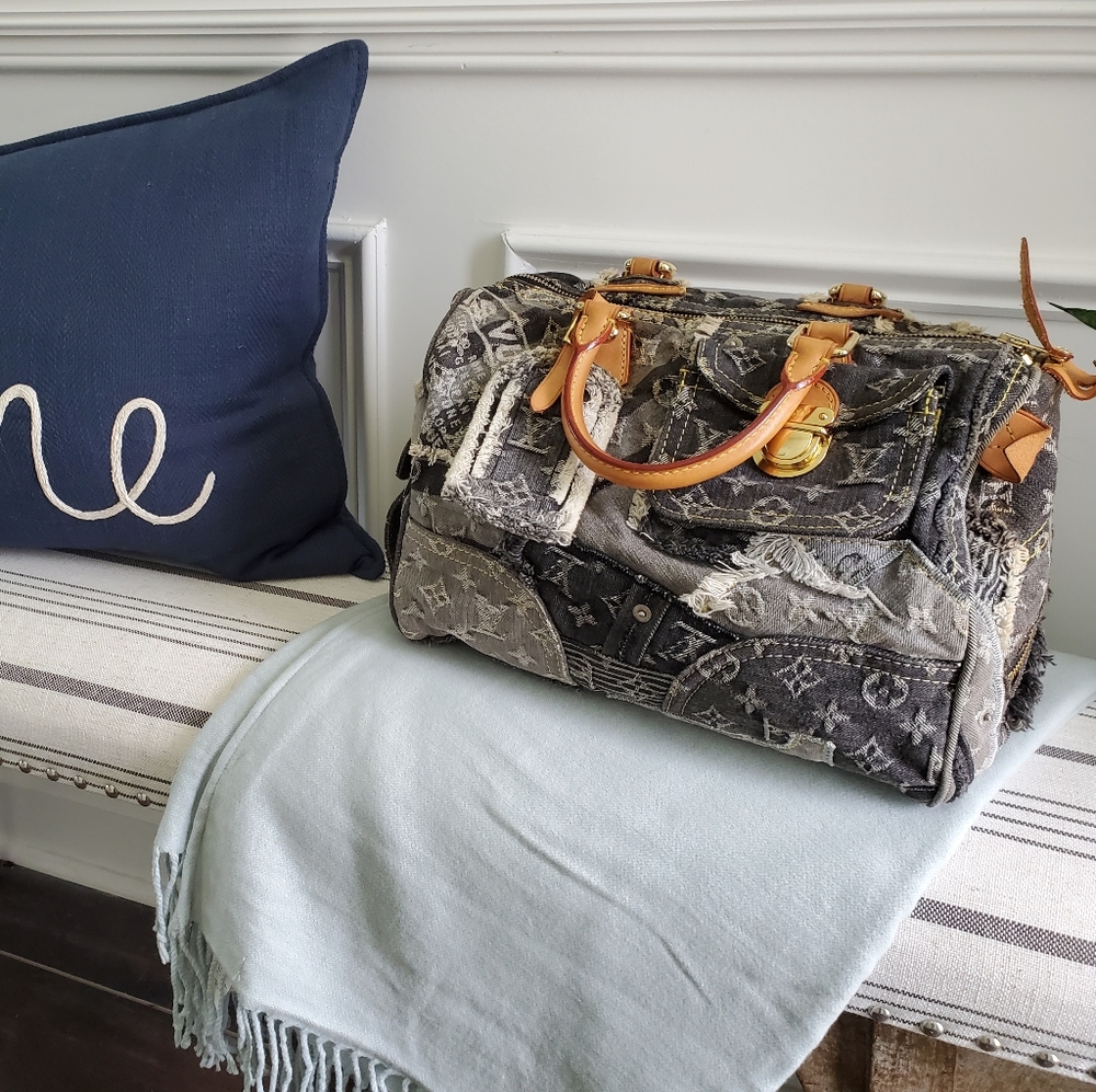 Louis Vuitton Denim Patchwork